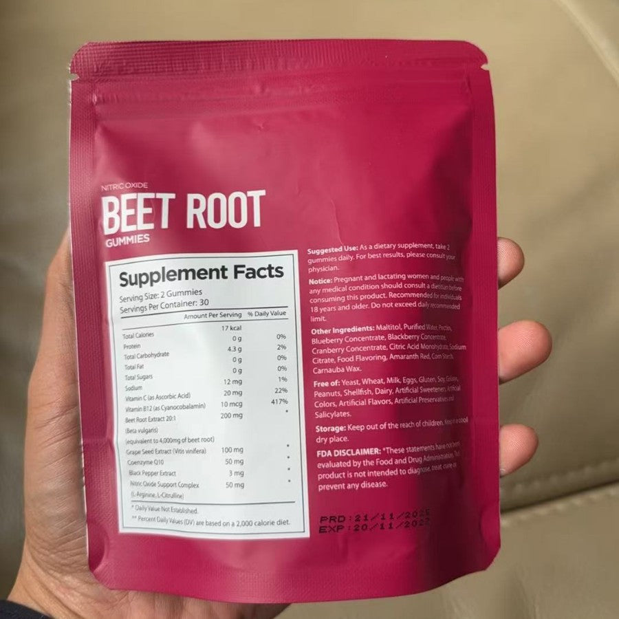 Beet Root Gummies (8-in-1 Formula)
